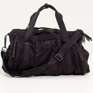 Lululemon Black “Keep On Running” Duffle Bag